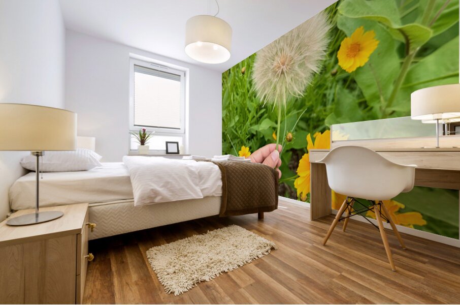 The Wild Stillness Between Wishes Mural print