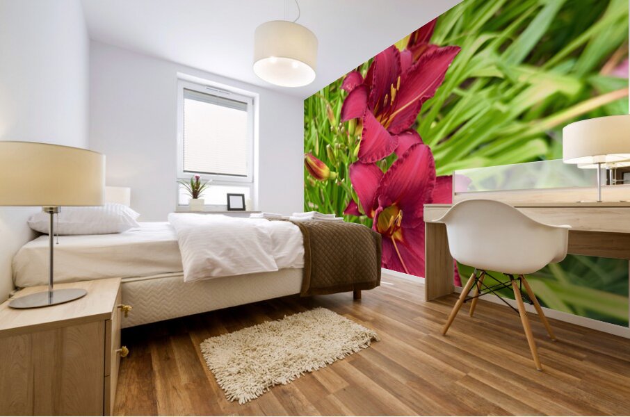 Flame of the Garden Mural print