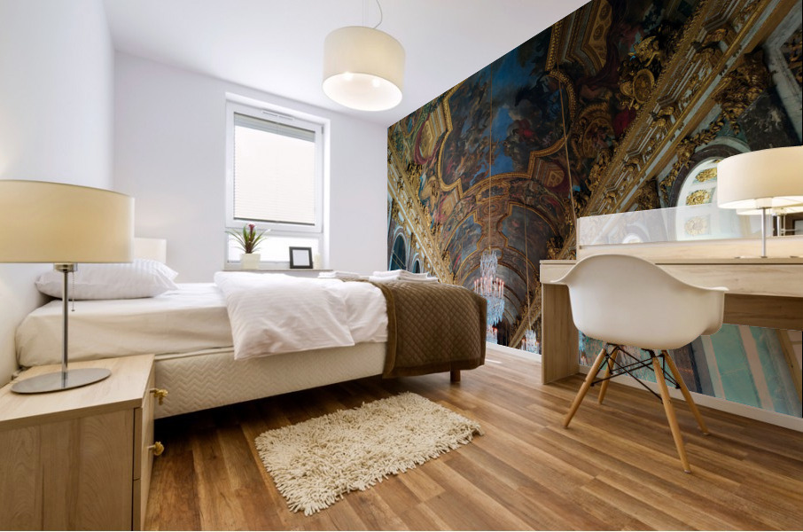 Palace of Versailles -- Hall of Mirrors Mural print