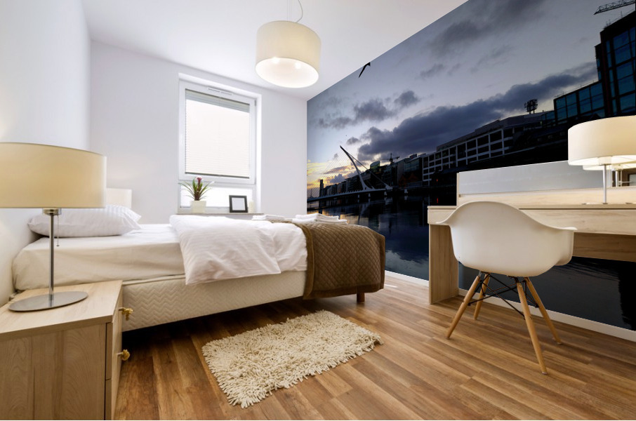 Soaring into the Sunrise Mural print