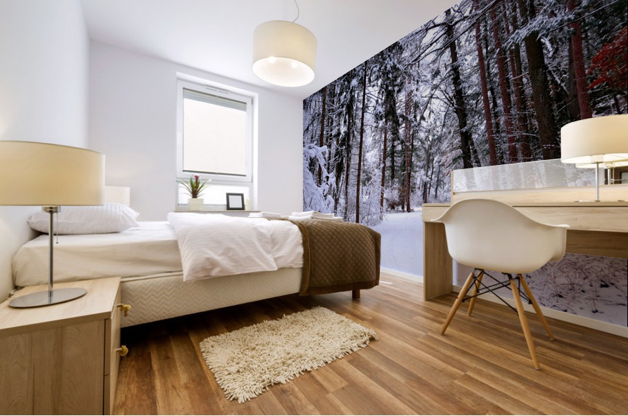 Winterscape Mural print