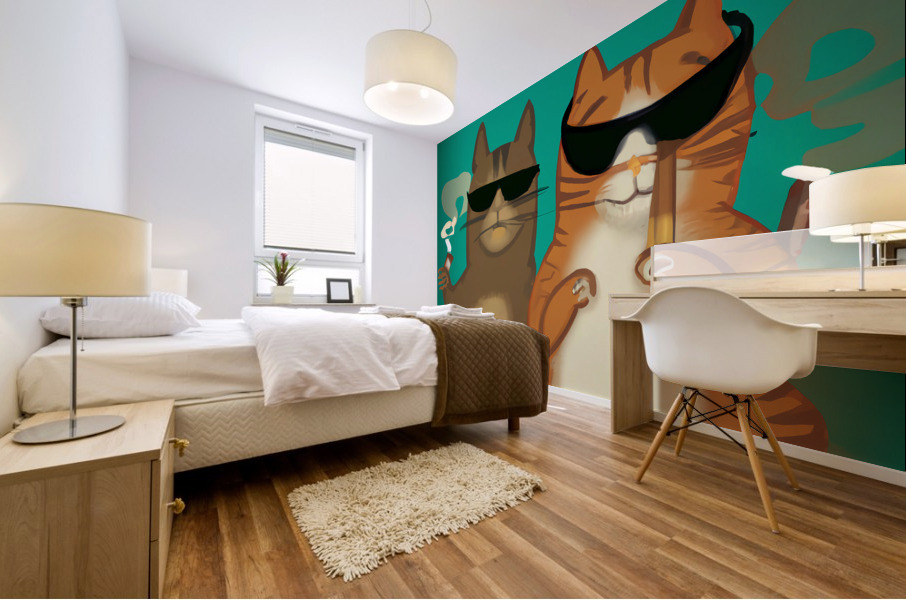 BadCatz Selfie 2 Mural print