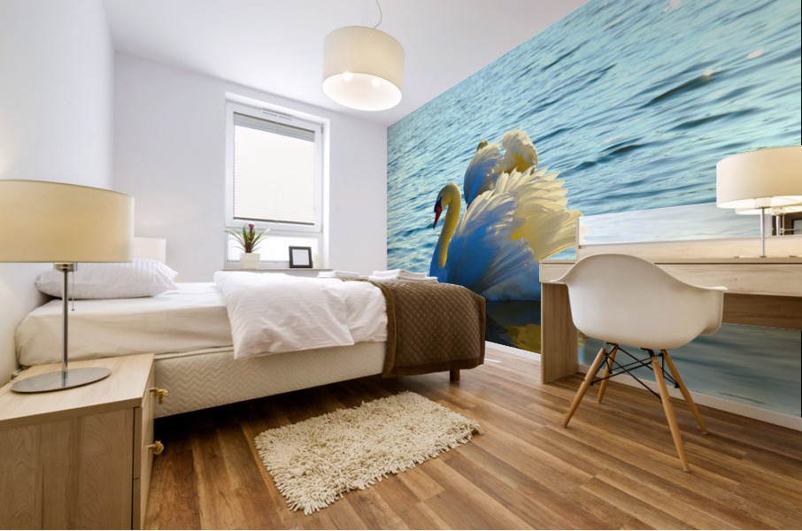 Wings of Love Pair Mural print