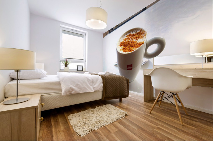 Cafe Chai Latte Still Life Mural print