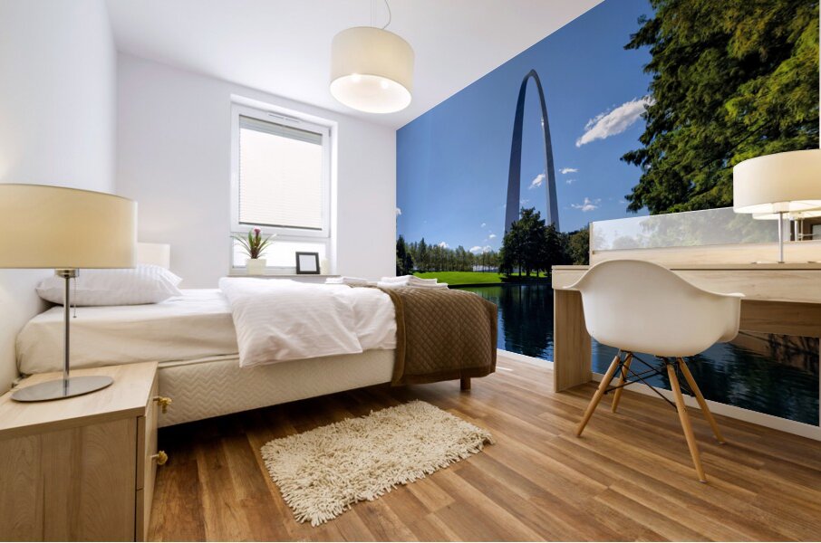 Reflections of the Arch Mural print