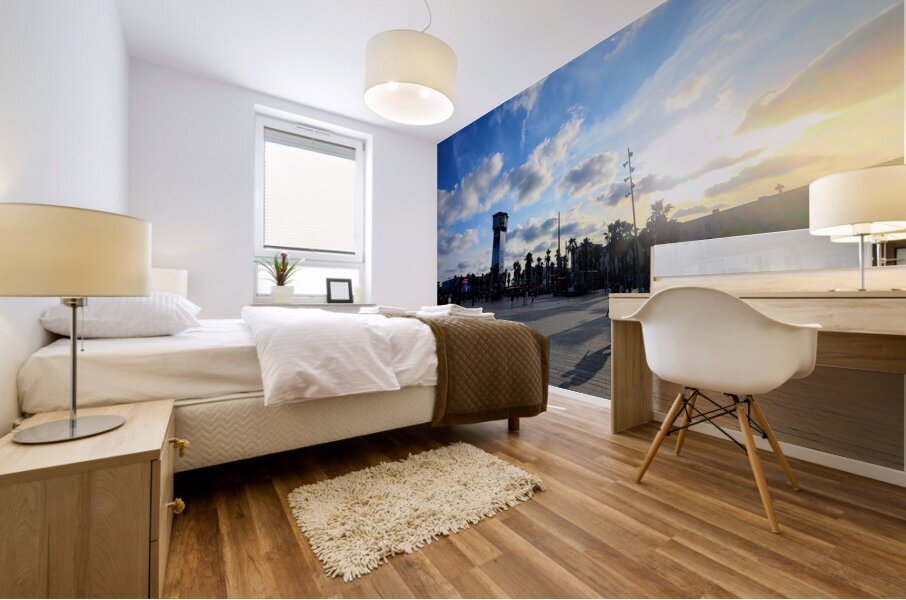 Where Light Finds the Silence Mural print