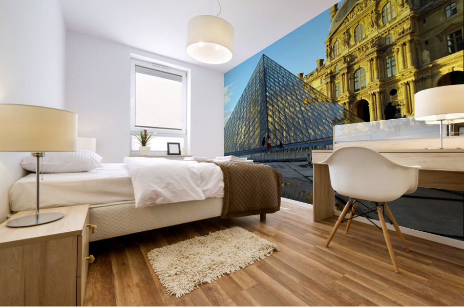 I Louvre Reflections 2 Mural print