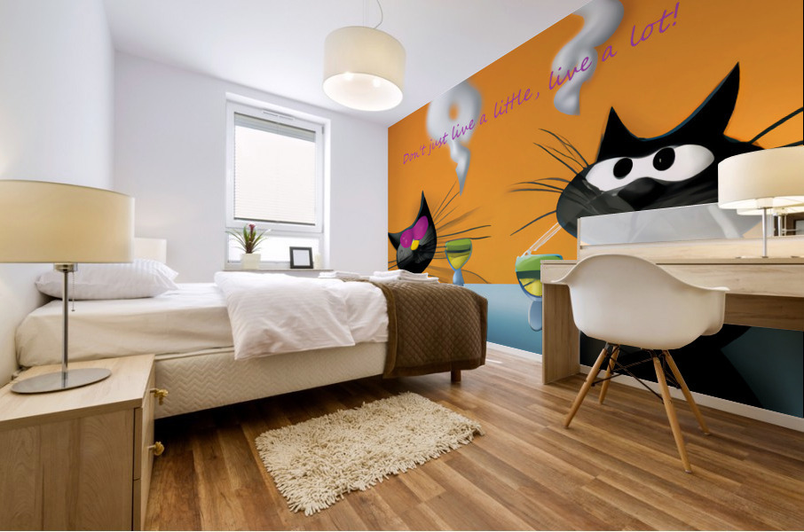 BadCatz Bar Fly 1A Mural print