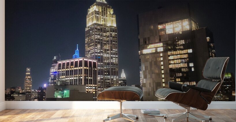 Nocturne in Manhattan Wall Murals