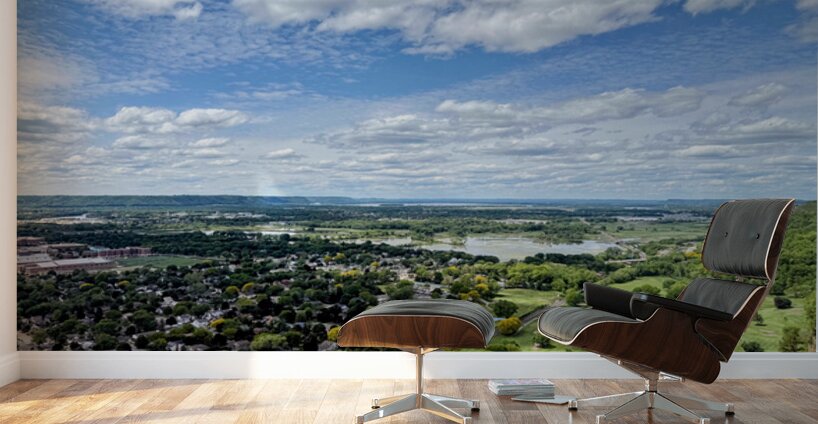 Between Rivers and Rooftops Wall Murals