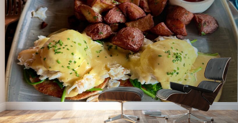 Golden Hollandaise Wall Murals