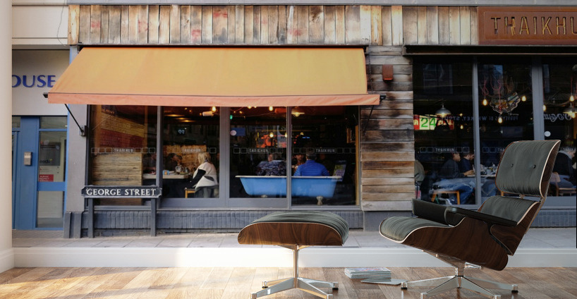 Bath Tub Seating Optional Wall Murals