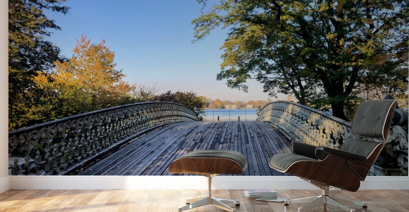 Bridge to Central Park Reservoir  Wall Murals