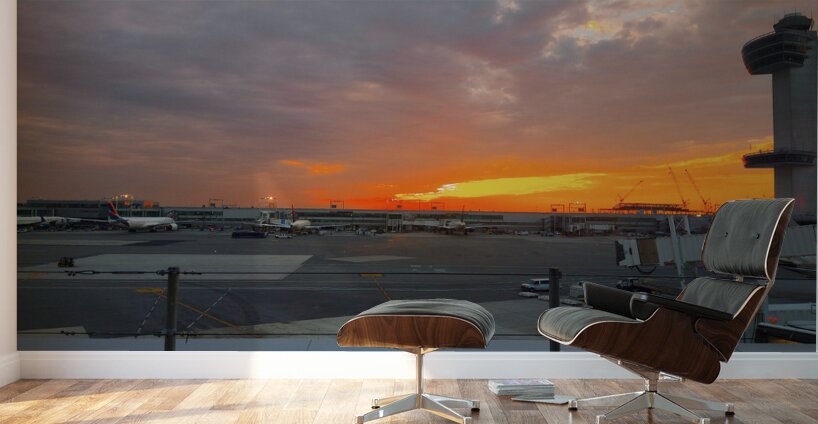  Runway Horizon Wall Murals