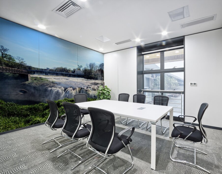 From the Edge: Serenity Meets Momentum at Paterson Great Falls Wall Printing