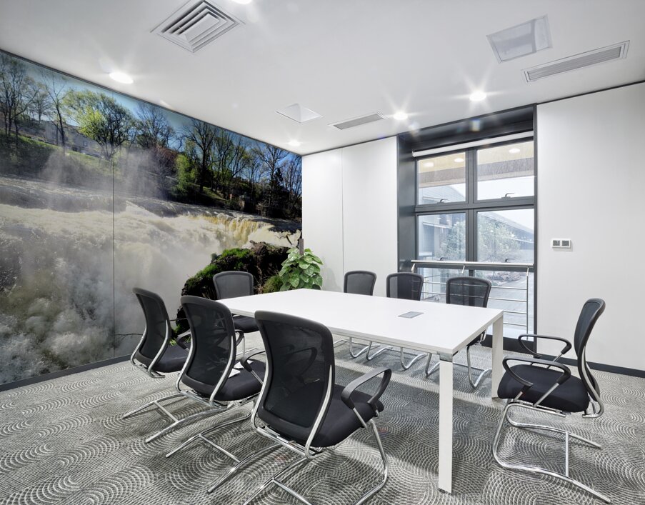 The Roar Beneath Blue Skies Wall Printing