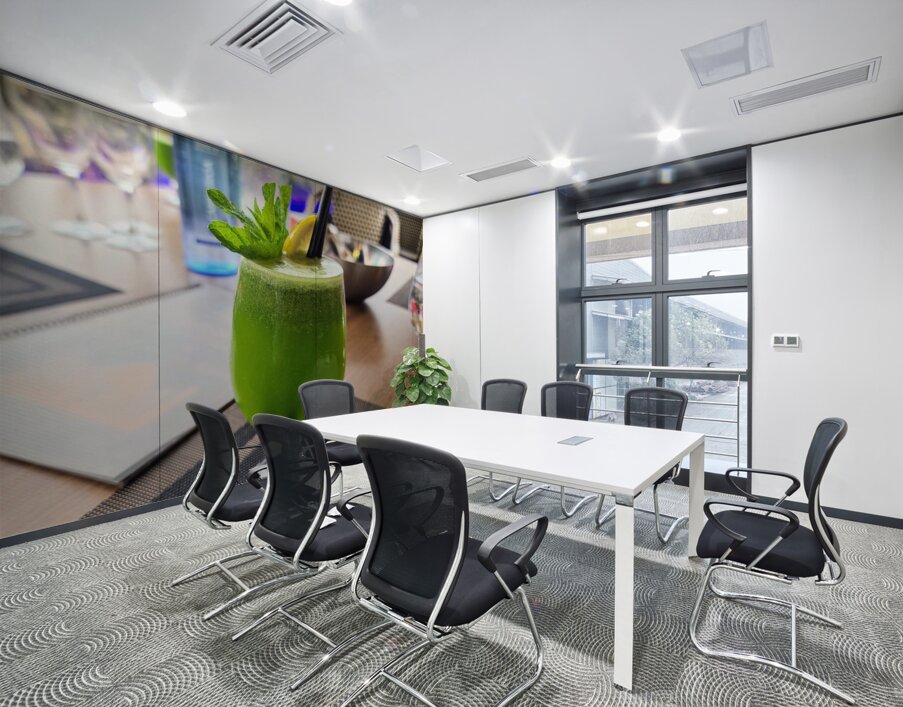 The Emerald Pour Wall Printing