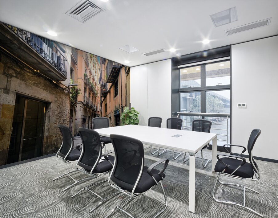 Streets of Barcelona: Where the Shadows Sleep Wall Printing