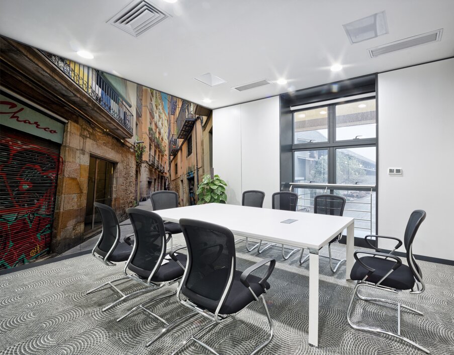 Streets of Barcelona: Where Stories Sneak Between Walls Wall Printing