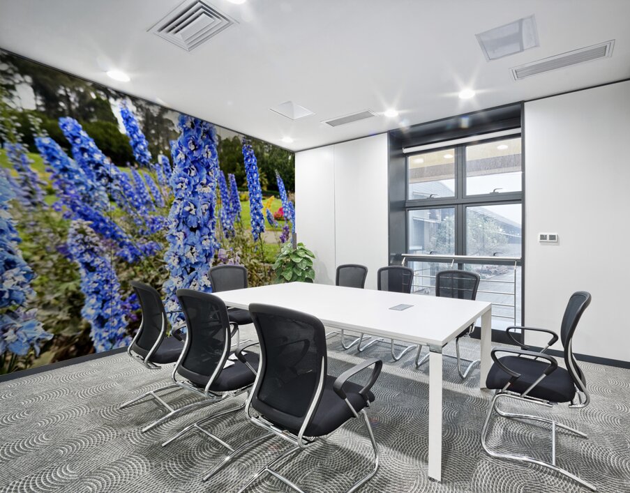 Whispers in Ultramarine Wall Printing