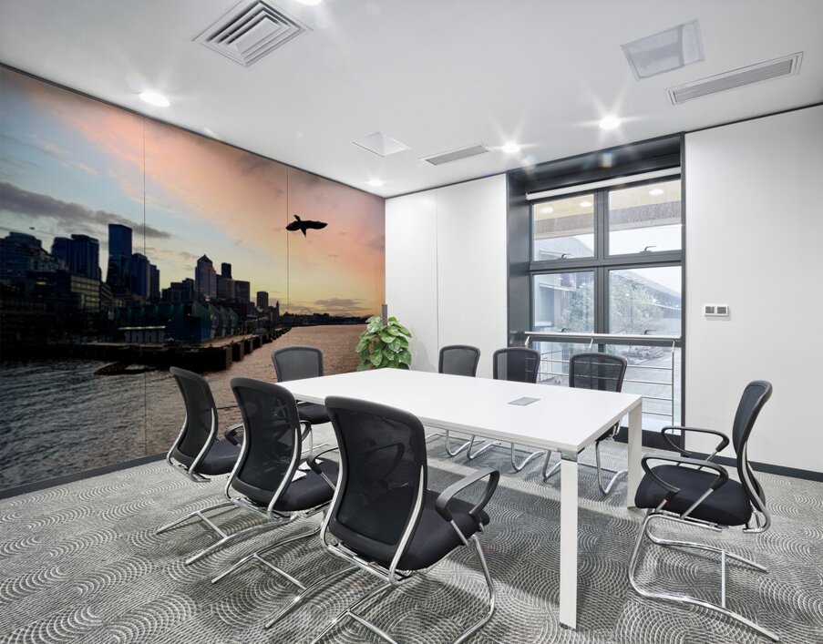 Pink Dusk Flight Wall Printing