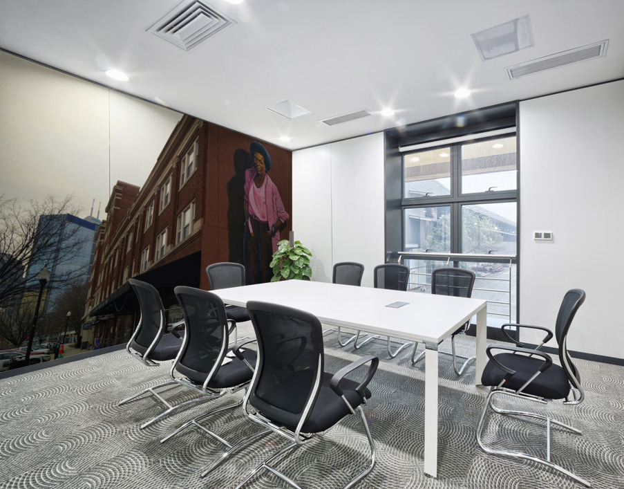 Painted Presence: Mari Evans Mural Wall Printing