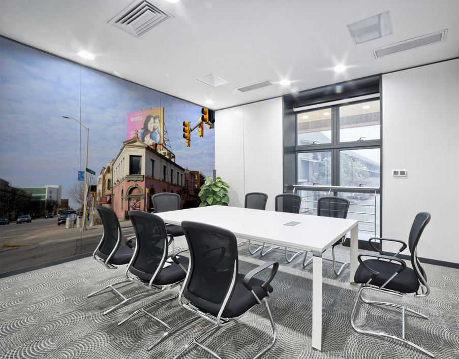 Indy Corner Icon Wall Printing