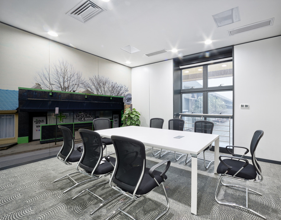 “CBD & Concrete” – Raw Real and Rooted Wall Printing