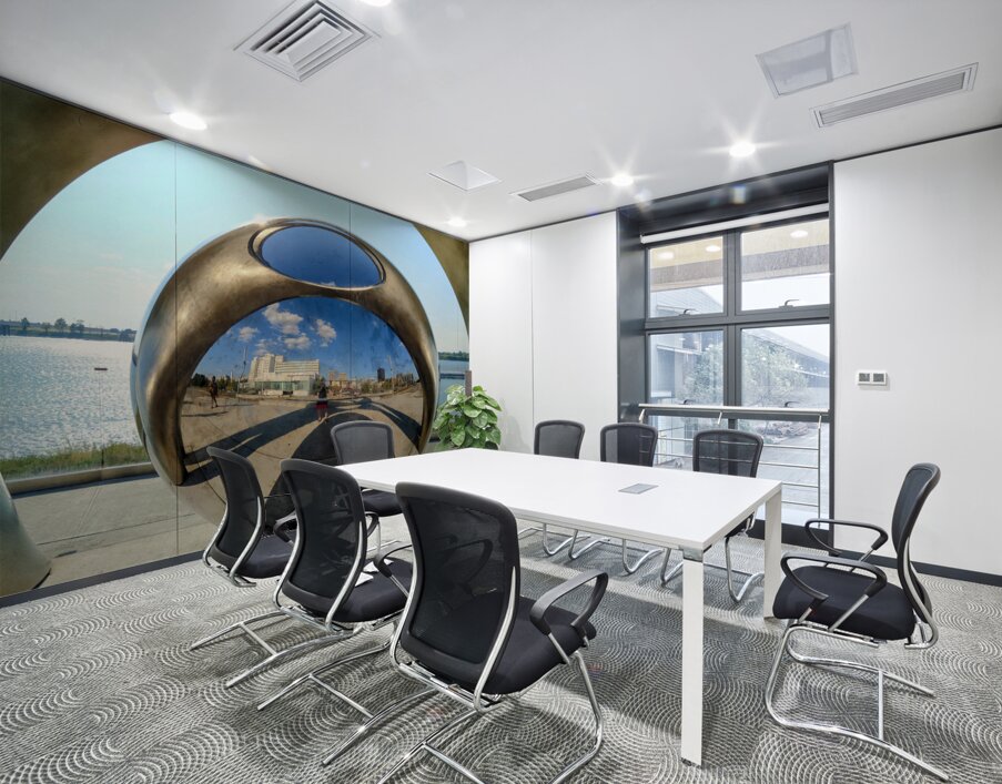 City Sphere Wall Printing