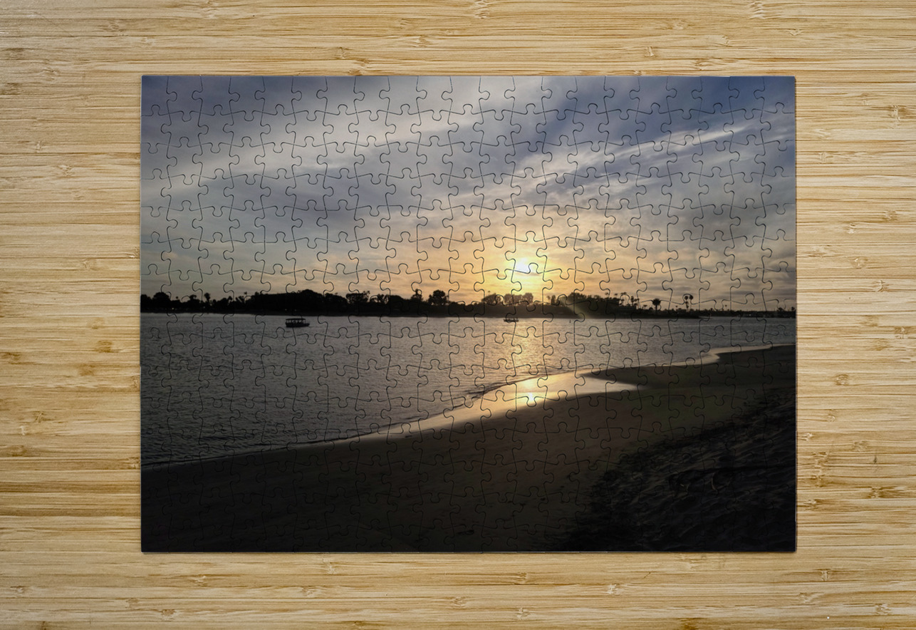 San Diego Sunset: Echoes of the Setting Sun Click4Pix Puzzle printing