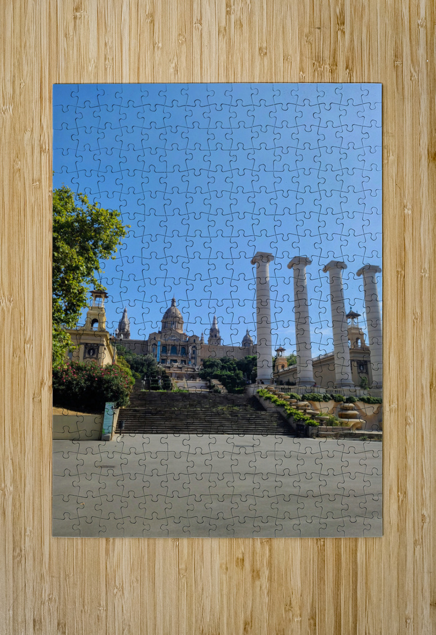 Museum of Catalan Visual Arts: Pillars of Memory Click4Pix Puzzle printing