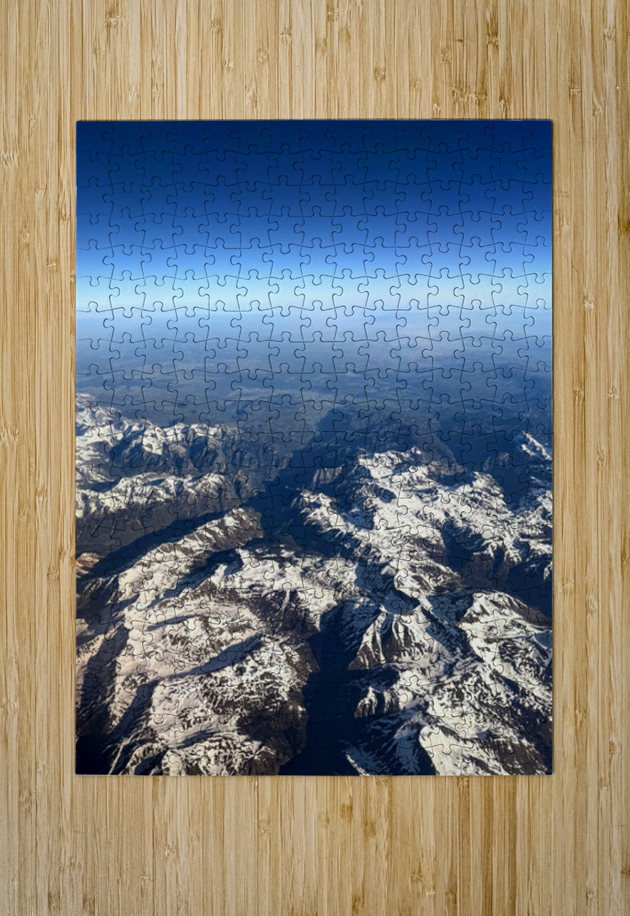 Snowcapped Mountains  of Utah: Where Earth Breathes Sky Click4Pix Puzzle printing