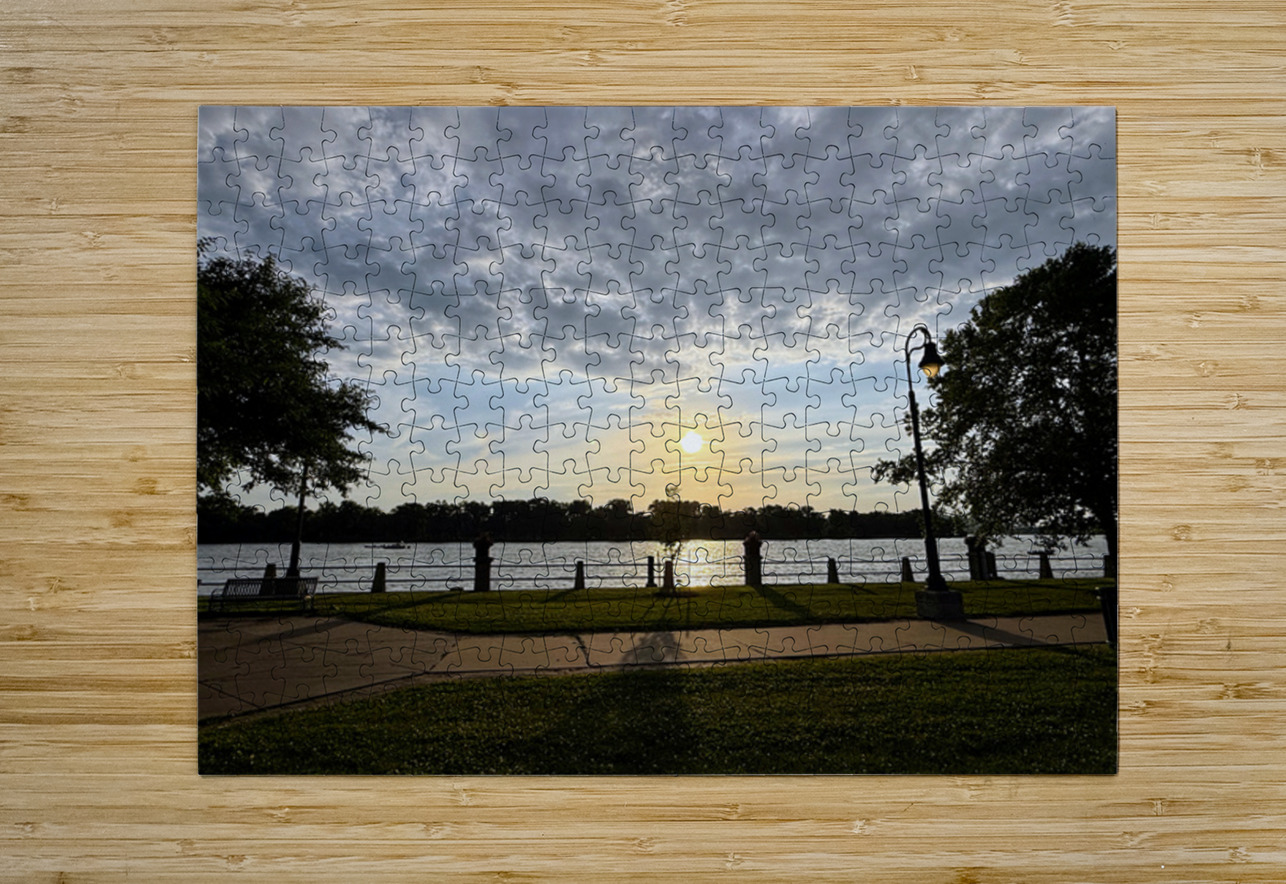 Golden Hour on the Centerline Click4Pix Puzzle printing