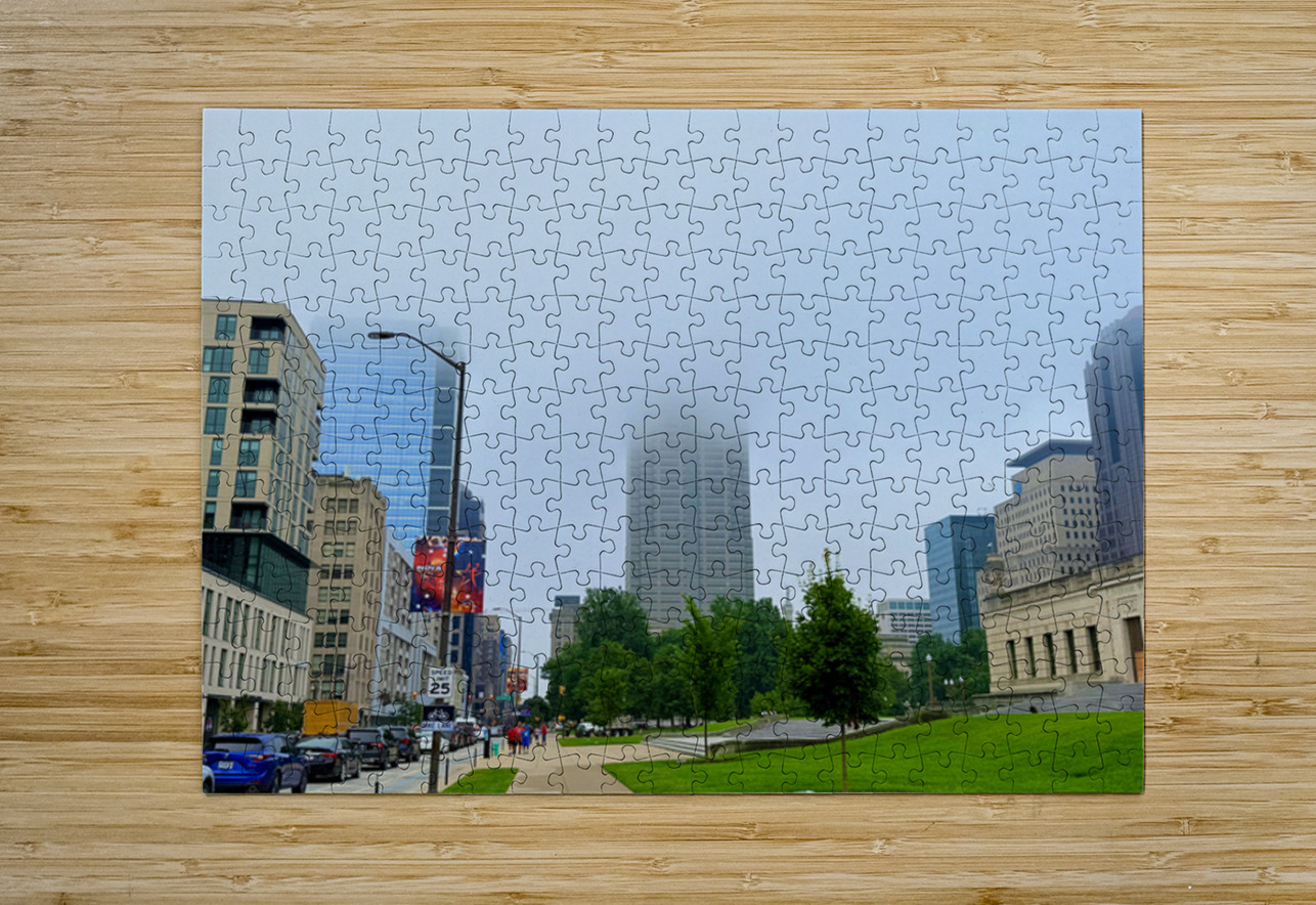 Fogbound Skyline Stroll Click4Pix Puzzle printing