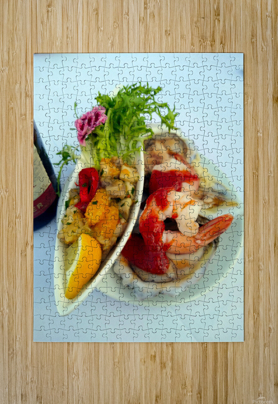 Seafood Untossed Salad Click4Pix Puzzle printing