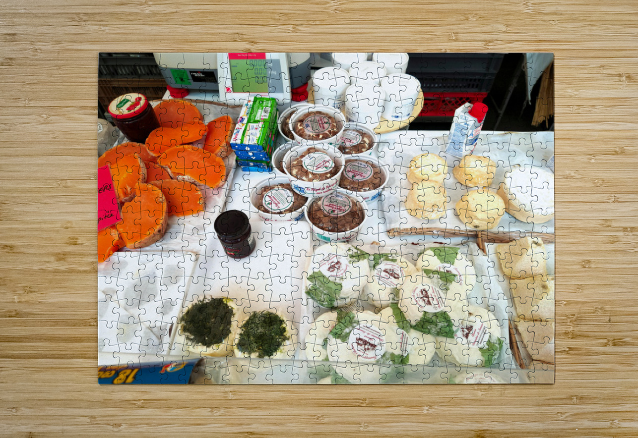 Farmers Market -- Custom Cheeses 2 Click4Pix Puzzle printing