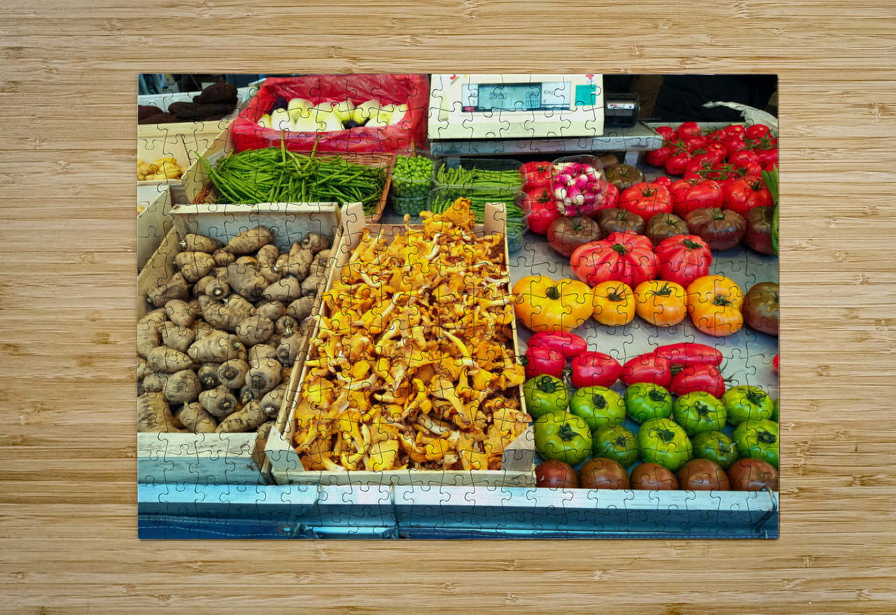 Farmers Market -- Vegetables 2b Click4Pix Puzzle printing