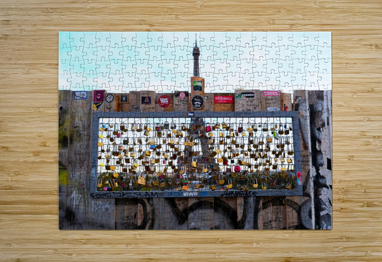 Paris Locks of Love Click4Pix Puzzle printing