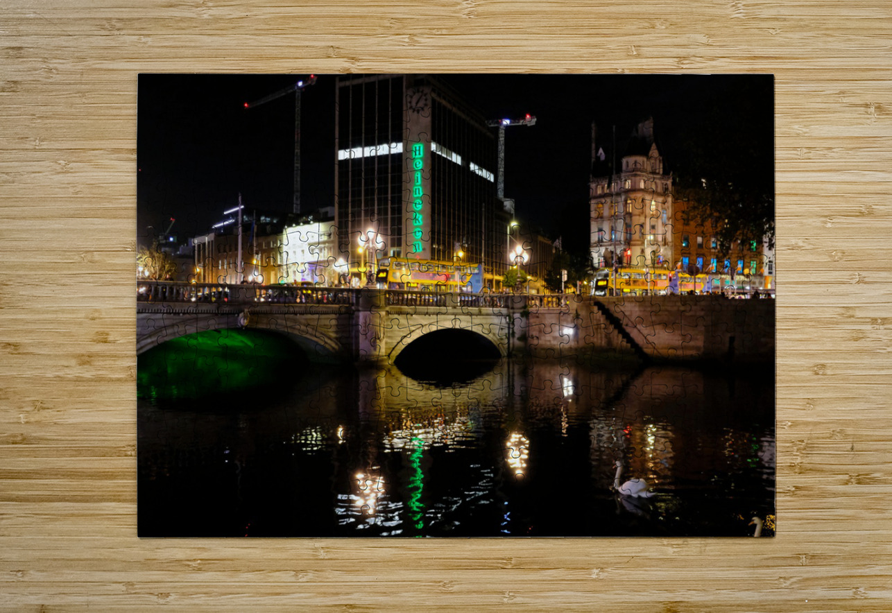 Dublin Dreams along River Quay 3 Click4Pix Puzzle printing