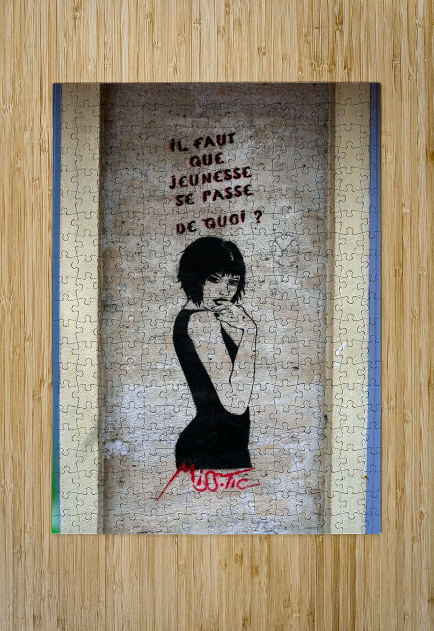 Graffiti Girl Click4Pix Puzzle printing