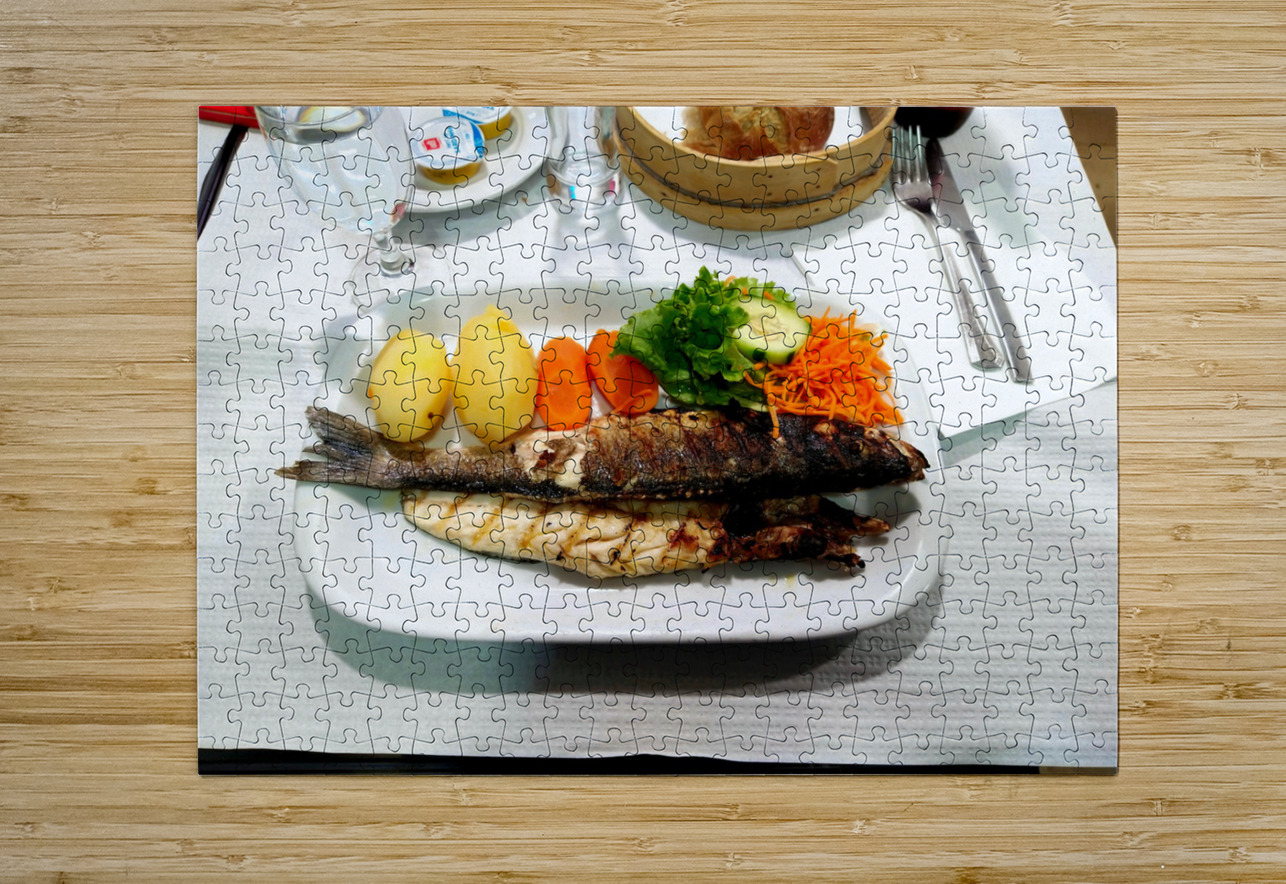 Grilled Fish Click4Pix Puzzle printing