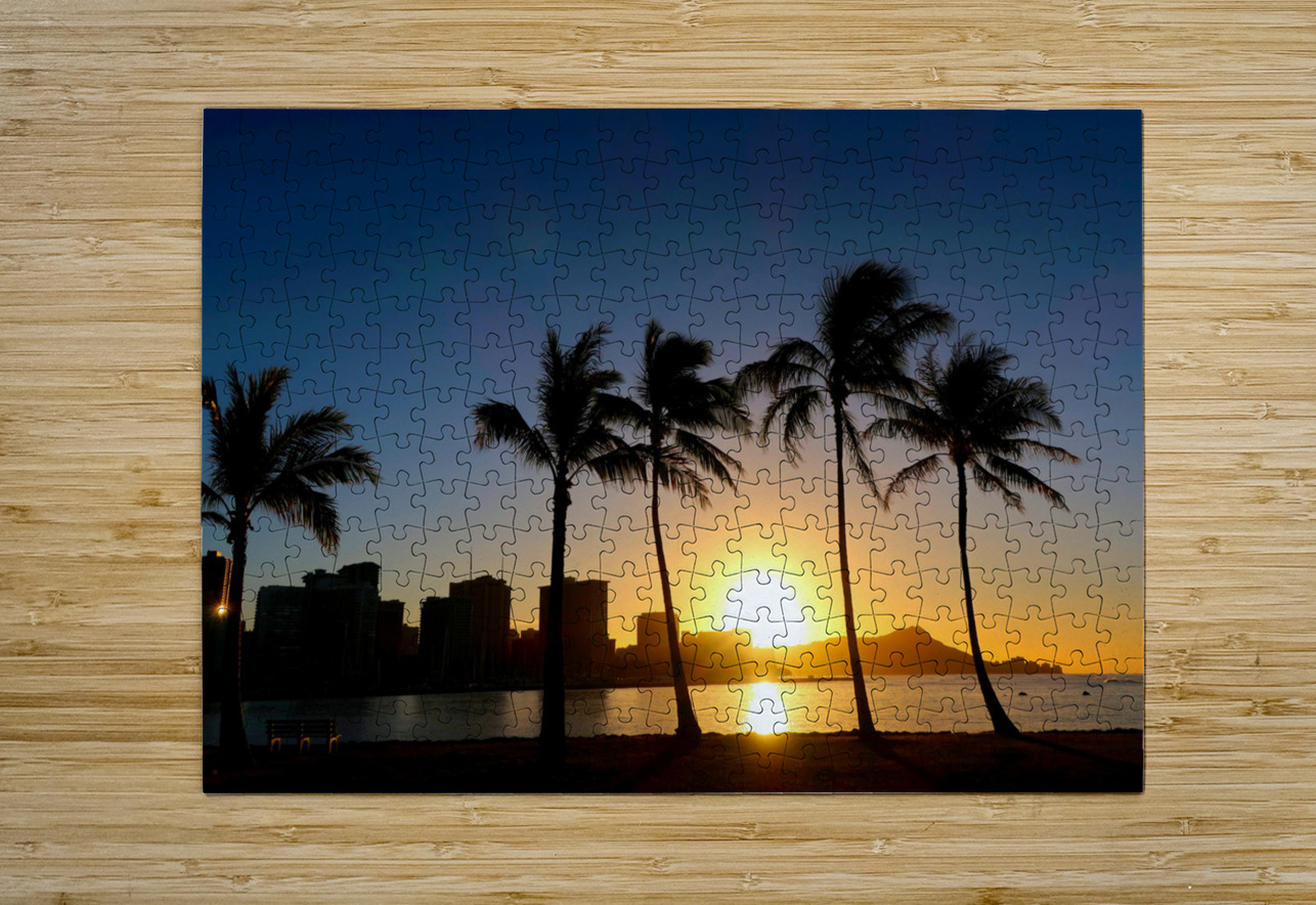 Hawaii Sunset Click4Pix Puzzle printing