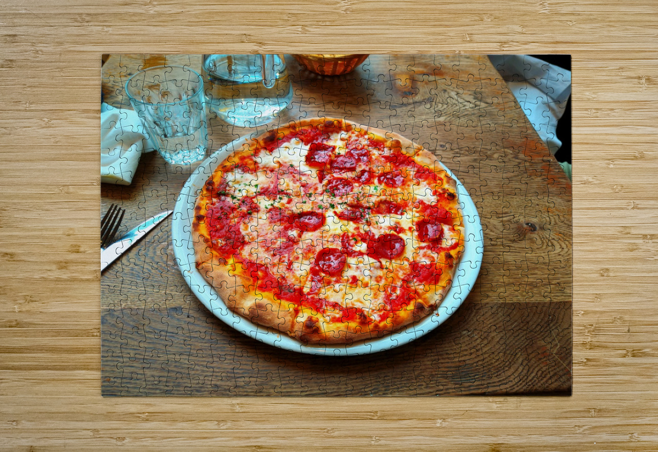 Pepperoni Pizza Pie  Click4Pix Puzzle printing
