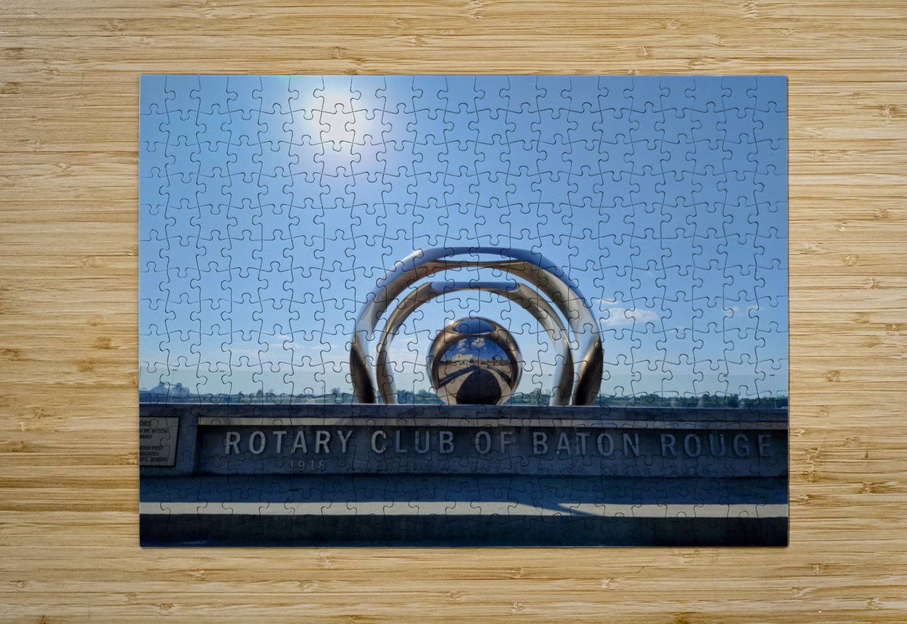 Rotary Club Centennial Sculpture Metallic Eyeball to Heaven Click4Pix Puzzle printing