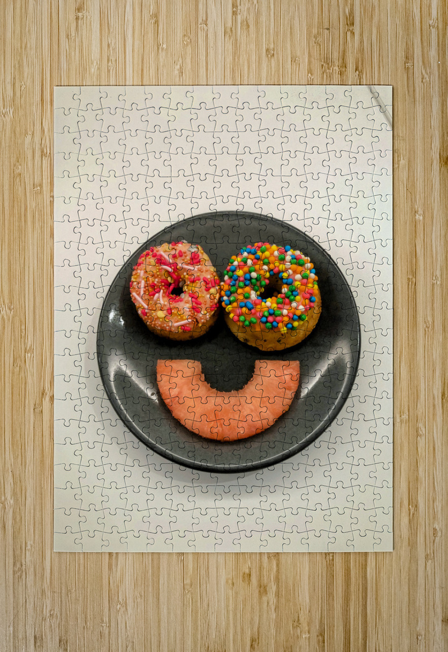 Just Smile and Donut Worry Click4Pix Puzzle printing