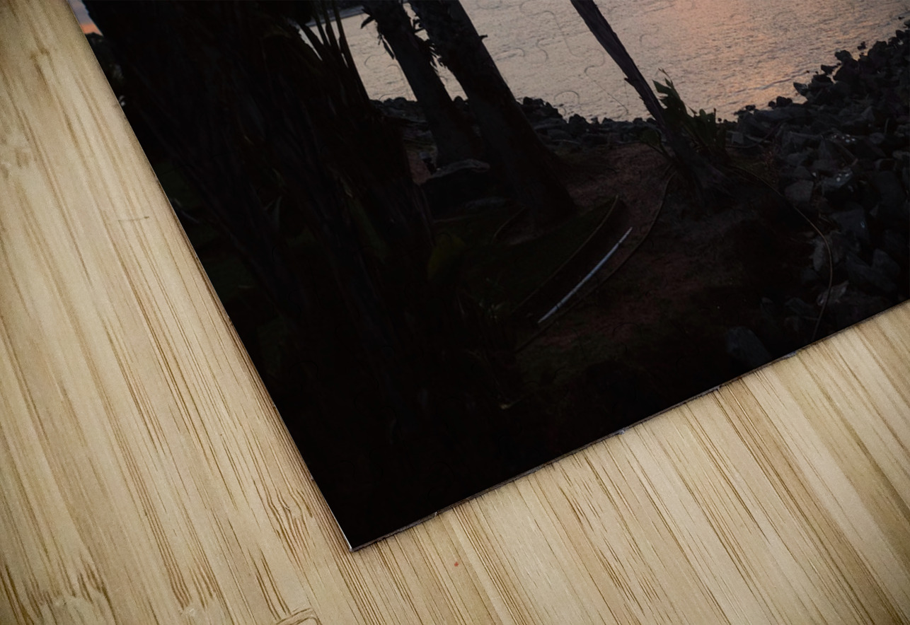 San Diego Sunset: Silent Waters Painted Skies Standing Tall Click4Pix Puzzle