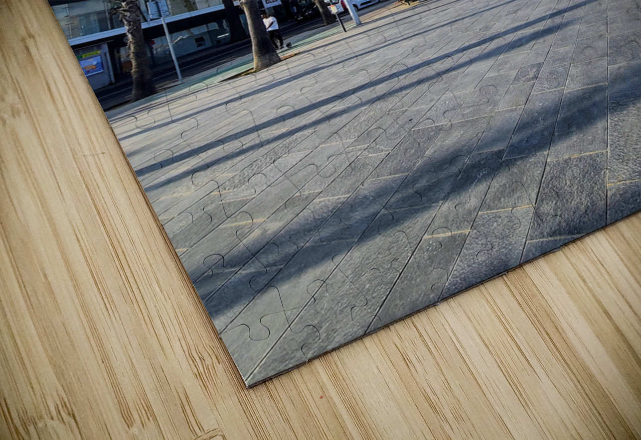 Sun-Kissed Horizons: Barcelona Beach Click4Pix Puzzle