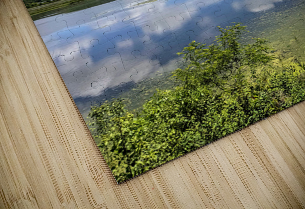 Whispers on the Water: A Mirror of the Skies Click4Pix Puzzle