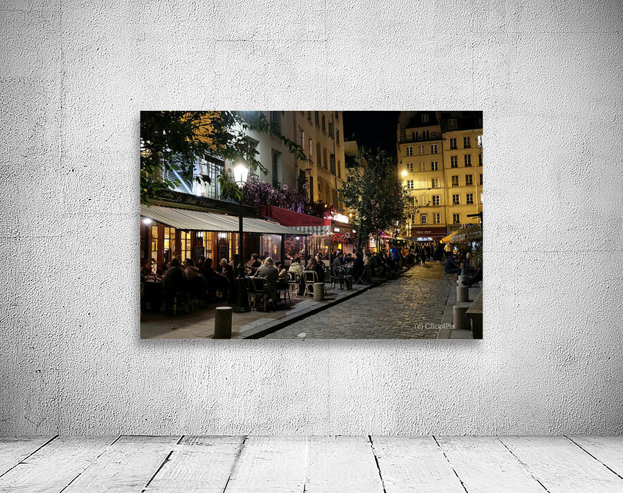 Streets of Paris -- Night Life 2 Wall Preview