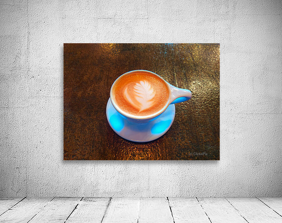 Frothy Feather Lavender Vanilla Latte Wall Preview